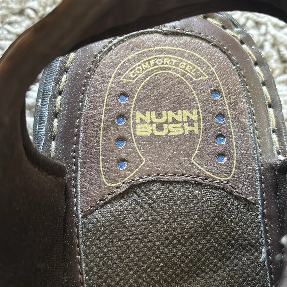 Nunn Bush Closed Toe Brown Leather Fisherman Sandals